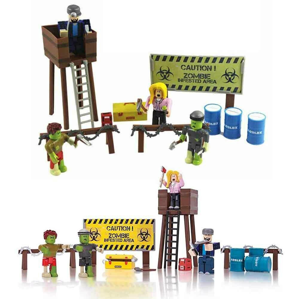 roblox action figure set zombie attack