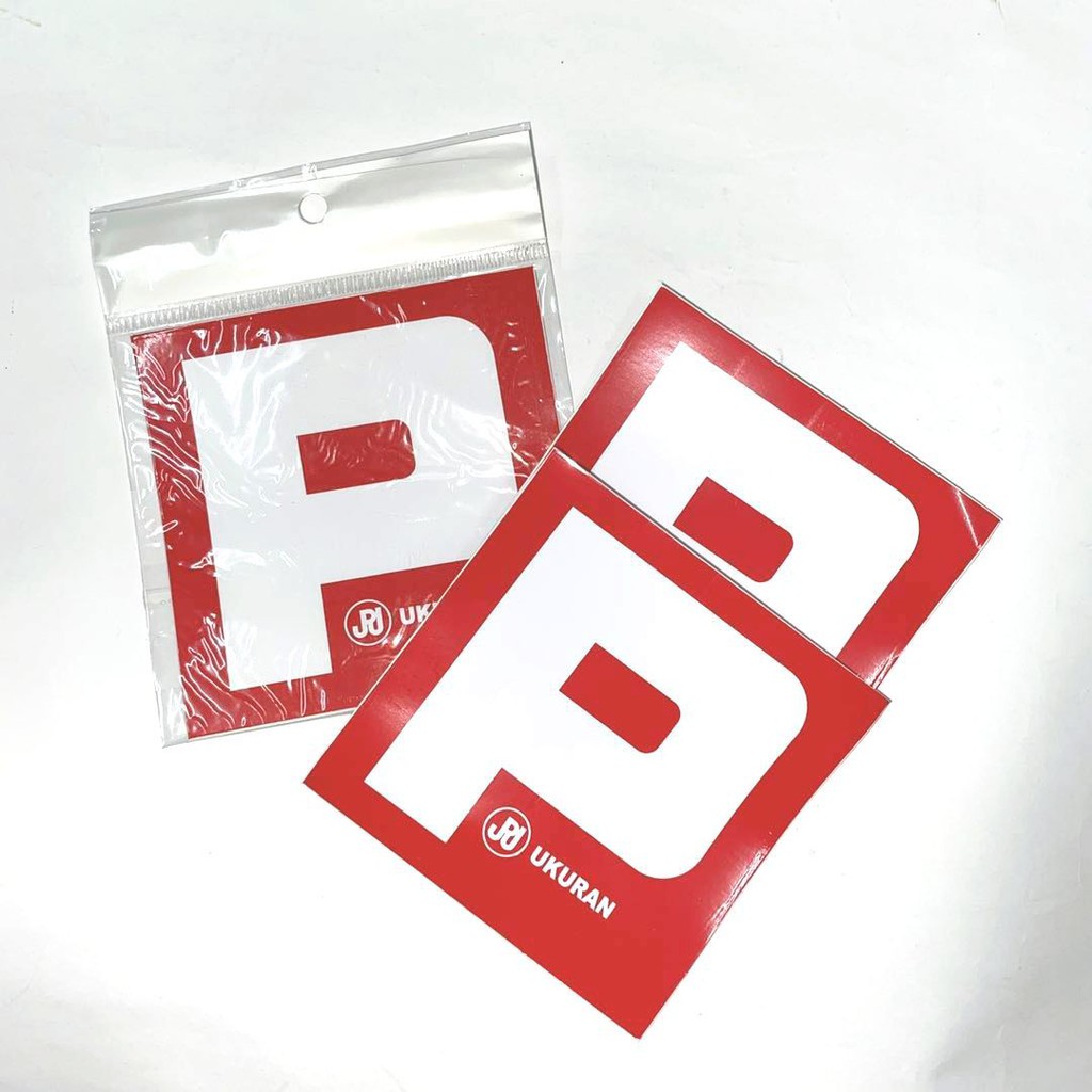 Ukuran Jpj P Motor Sticker 2pcs