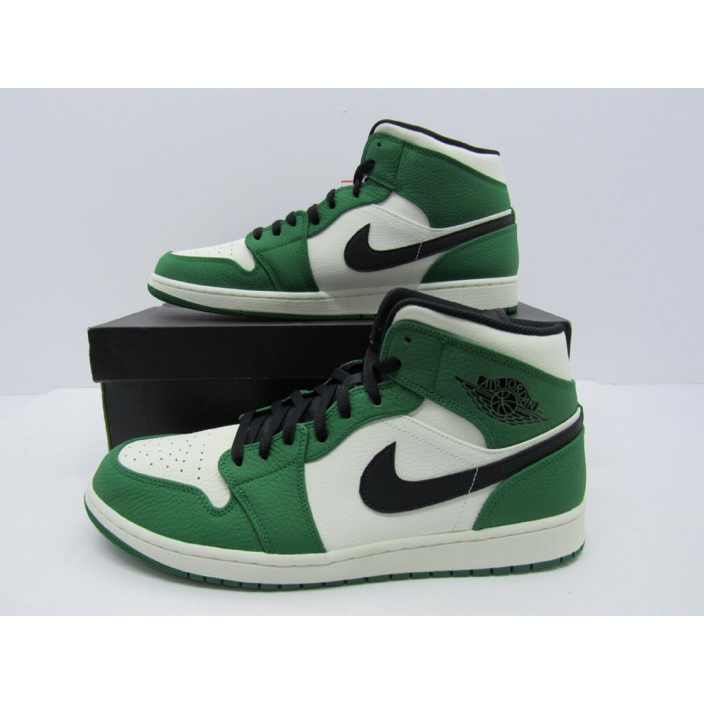 nike air jordan 1 retro mid se pine green