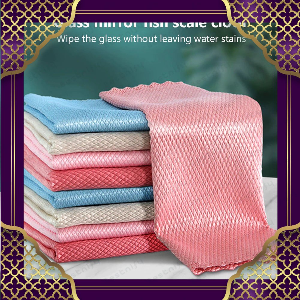 BESTNIFY Kitchen AntiGrease Wiping Rags Efficient Fish Scale Wipe