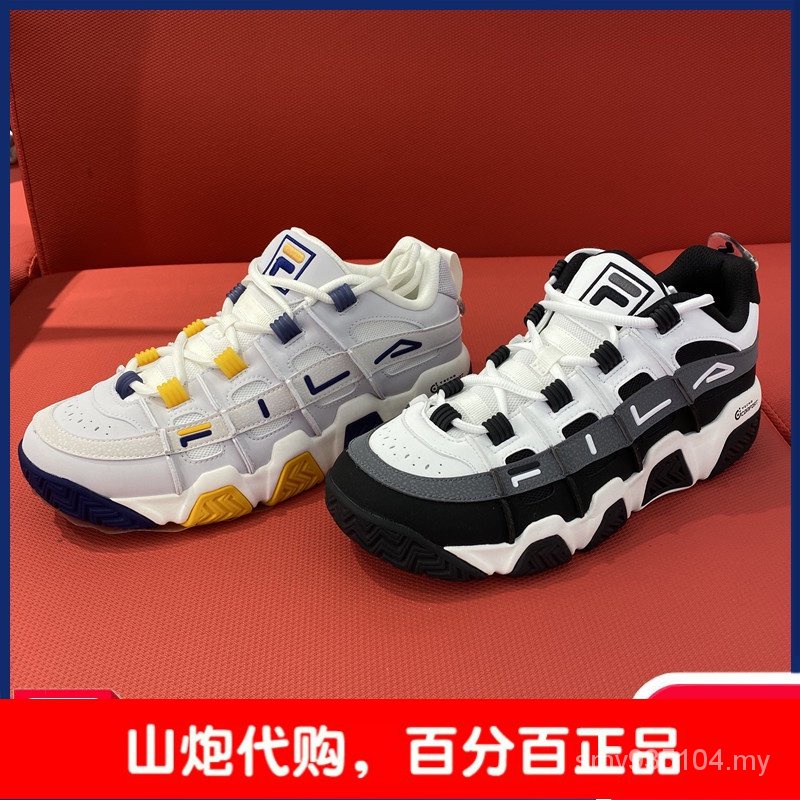 FILA FILA basketball shoes 2021 spring new men's and women's Retro sports  shoes f12m w111208 | Shopee Malaysia