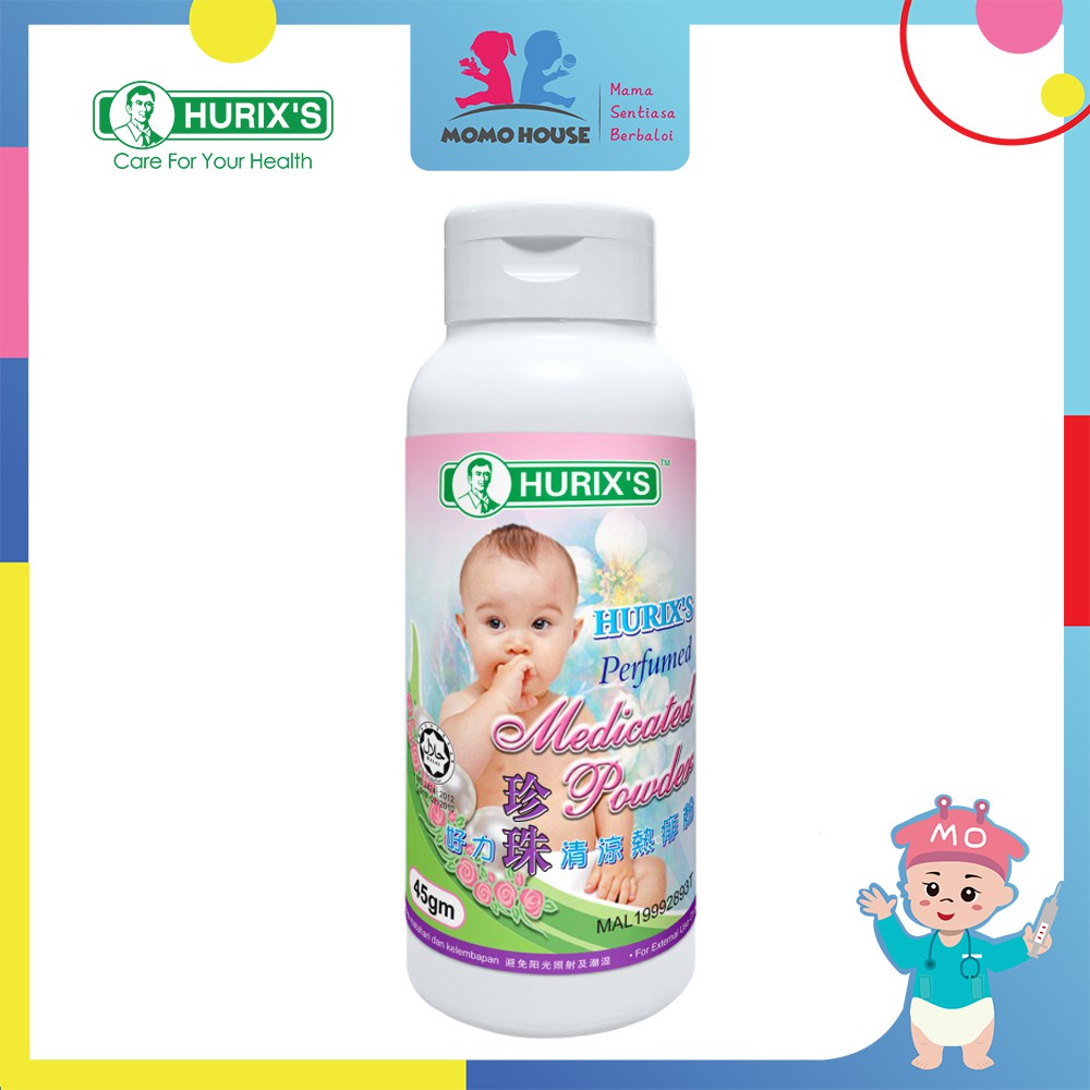 Hurix's Perfumed Medicated Powder (45gm) | Shopee Malaysia