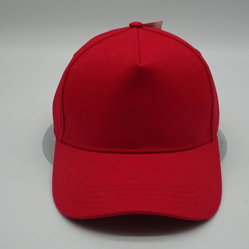 blank red baseball cap