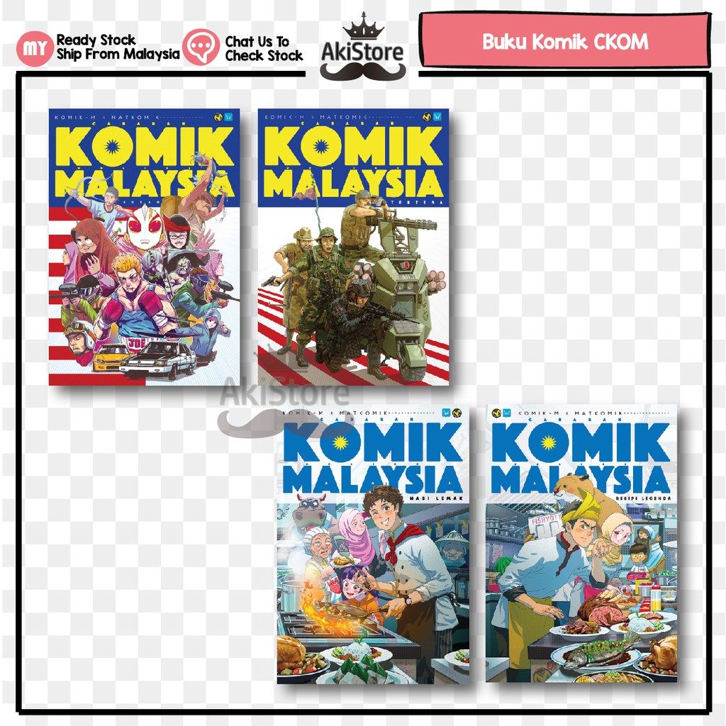 Cabaran Komik Online Malaysia Ckom Buku Komik Tentera Sukan Resepi