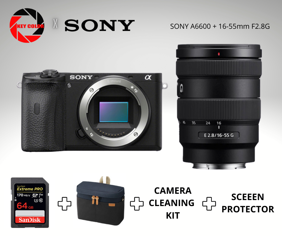 Sony A6600 Body Sony E 16 55mm F2 8 G Lens Sony Malaysia 15 Months Warranty Shopee Malaysia