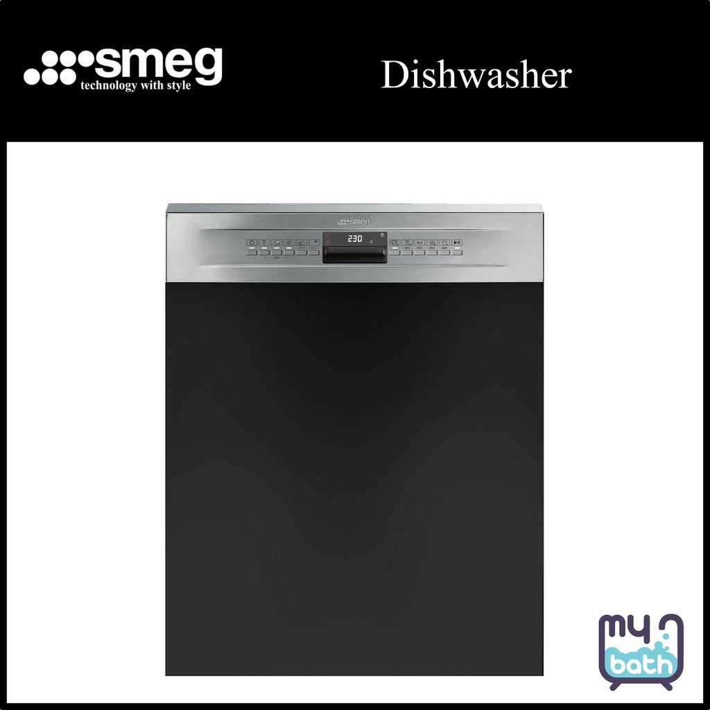partially integrated dishwasher