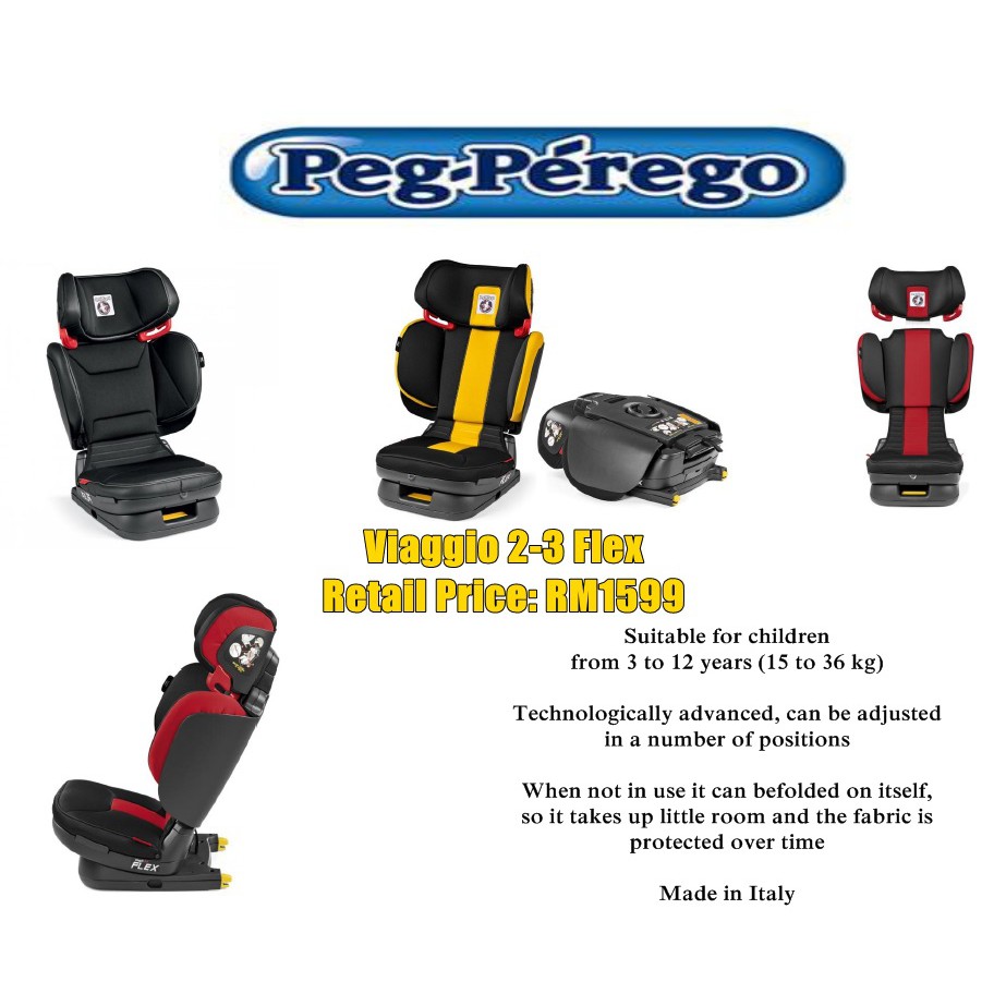 peg perego viaggio 2 3 flex crash test