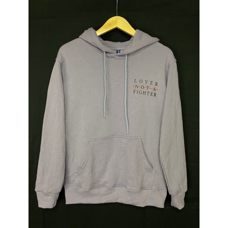 Hoodie Hmm Original Lover Not A Fighter Full Tag And Label | Shopee ...