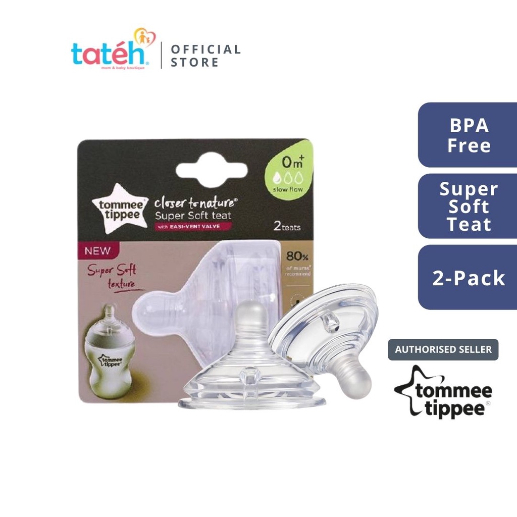 Tommee Tippee Closer To Nature Super Soft Teat (Vari Flow Slow Flow