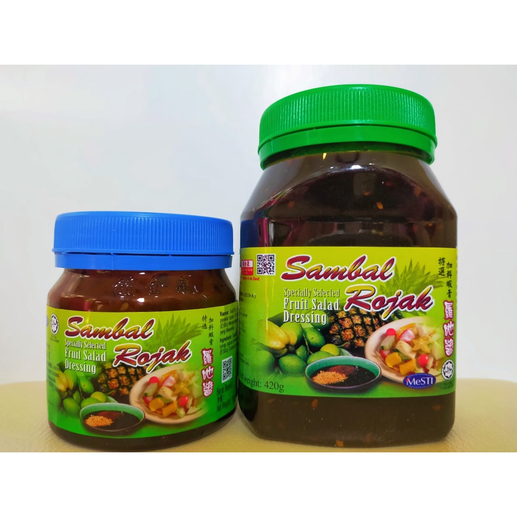 Penang Ckc Fruit Sambal Rojak Sauce 钟金泉羅吔酱