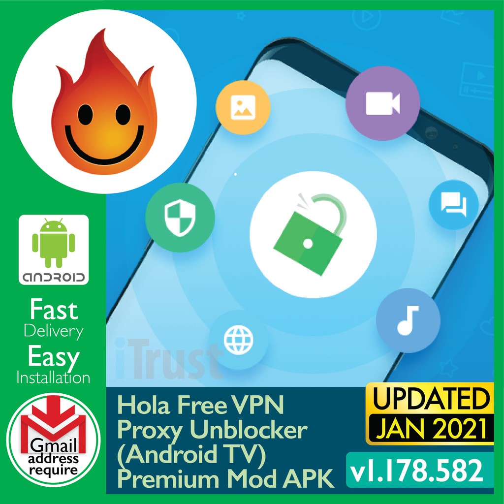 Hola Free VPN Proxy Unblocker (Android TV) v1.178.582 Premium ...