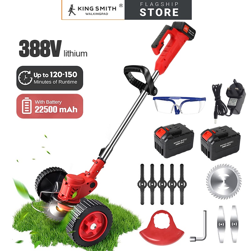 Mesin Rumput Bateri 388v 288v 188v 88v Rechargeable Grass Cutter