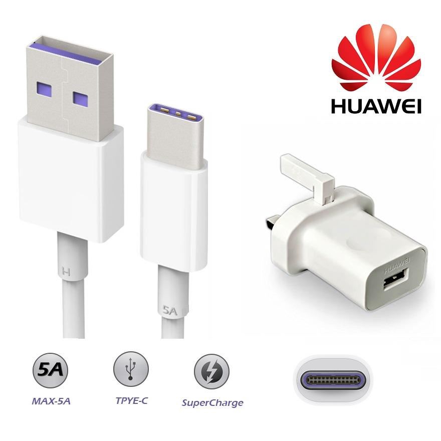 [ORIGINAL] HUAWEI SuperCharge Charger 22.5W 4.5V/5A TypeC USB Data