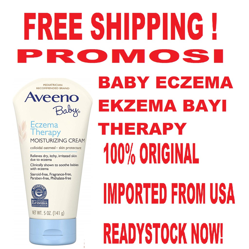 READYSTOCK Aveeno Baby Eczema Therapy Moisturizing Cream with Natural