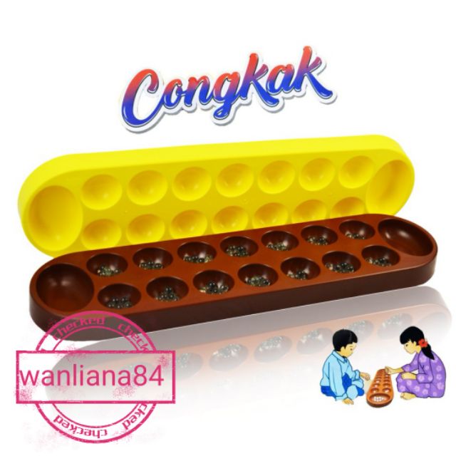 Permainan Tradisional Congkak Plastik Free Guli Ready Stock Shopee Malaysia