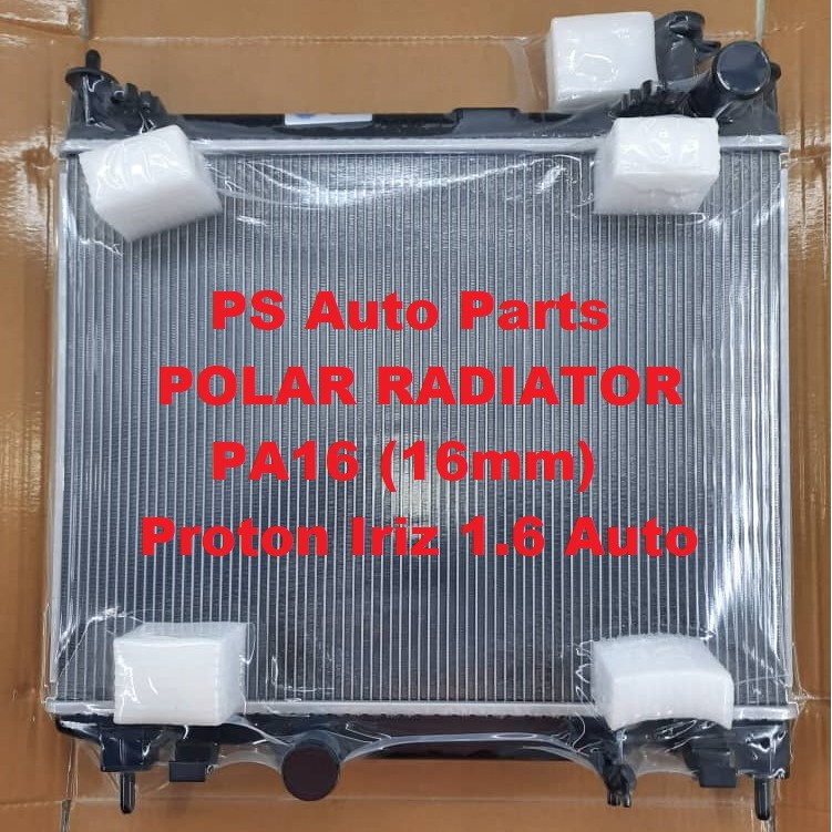 Polar Radiator Proton Iriz Cvvt 1 6 Auto Tangki Air Kereta Ketebalan Pa16 16mm Ketebalan Tangki Air Kereta