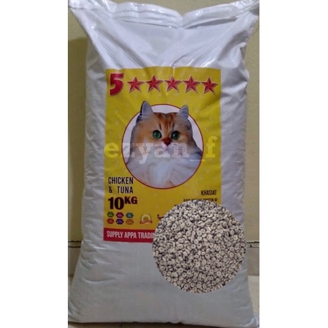 Makanan Kucing Murah/Premium Cat Food 10kg (Chiken & Tuna Flavour)