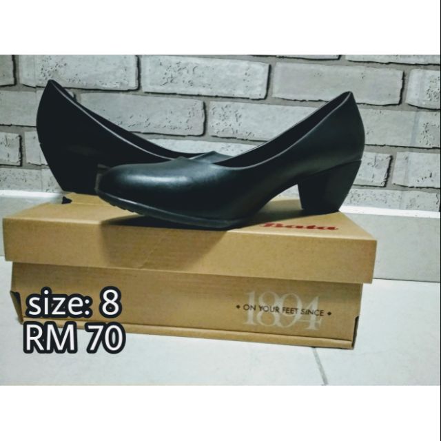 bata black shoes for women