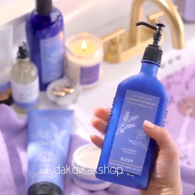 Bath & Body Works Aromatherapy Sleep Lavender Vanilla Shopee Malaysia