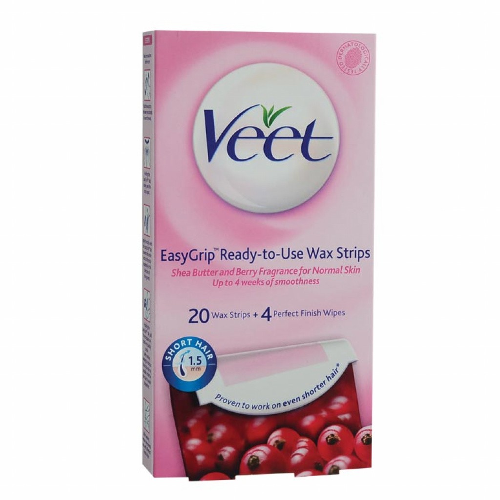 Veet Cold Wax Strip Normal Skin 20s Shopee Malaysia