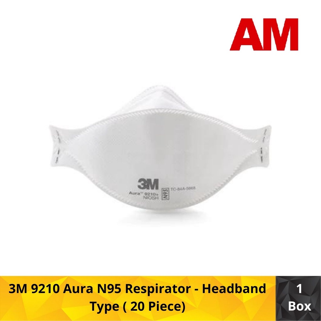 3m 9210 Aura N95 Respirator Headband Type Pack Of 20 Pcs Shopee Malaysia 7828