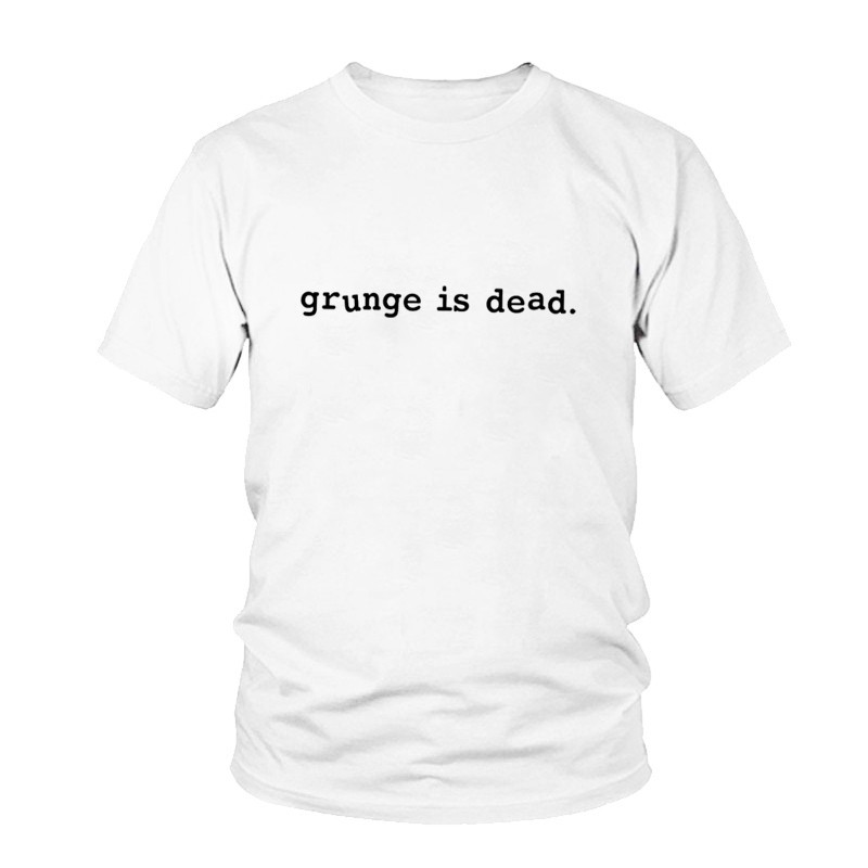 Summer Grunge Is Dead Kurt Cobain Nirvana 90s Rock Funny T Shirt Men Funny C23 Shopee Malaysia