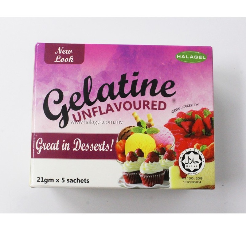 Serbuk Gelatin halalgel (halal tanpa perisa) Shopee Malaysia