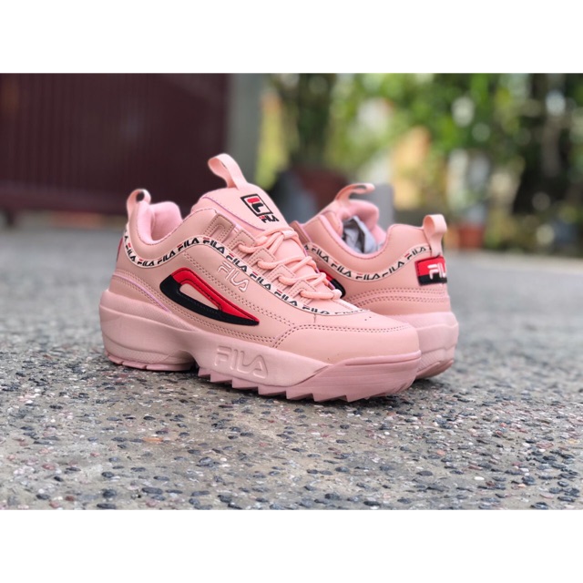fila disruptor premium repeat pink