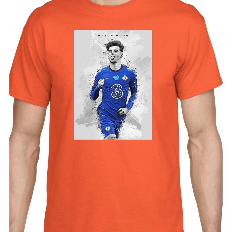 Mason Mount Chelsea Champion UCL Final Porto 2021 T-Shirt Men Cotton