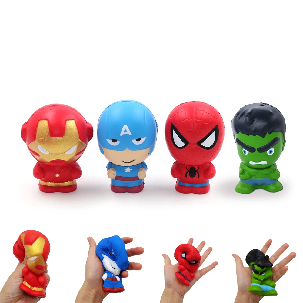 superhero squishy toys