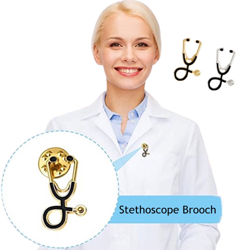 1Pc Charming Creative Nurse Doctor Stethoscope Cartoon Brooch Cute Enamel  Lapel Pin Medical Unisex Dress Accessories | Shopee Malaysia