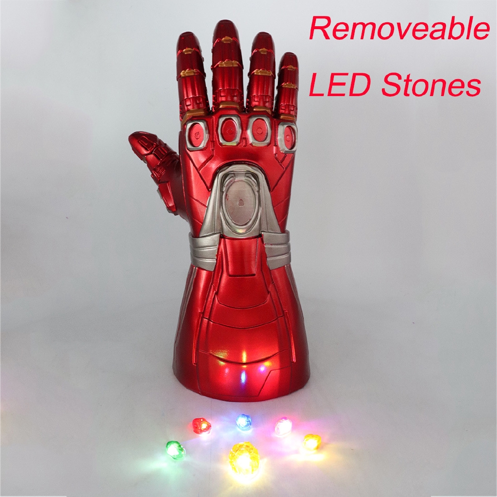 A Iron Man Gloves Without Finger : Iron man led gloves ...