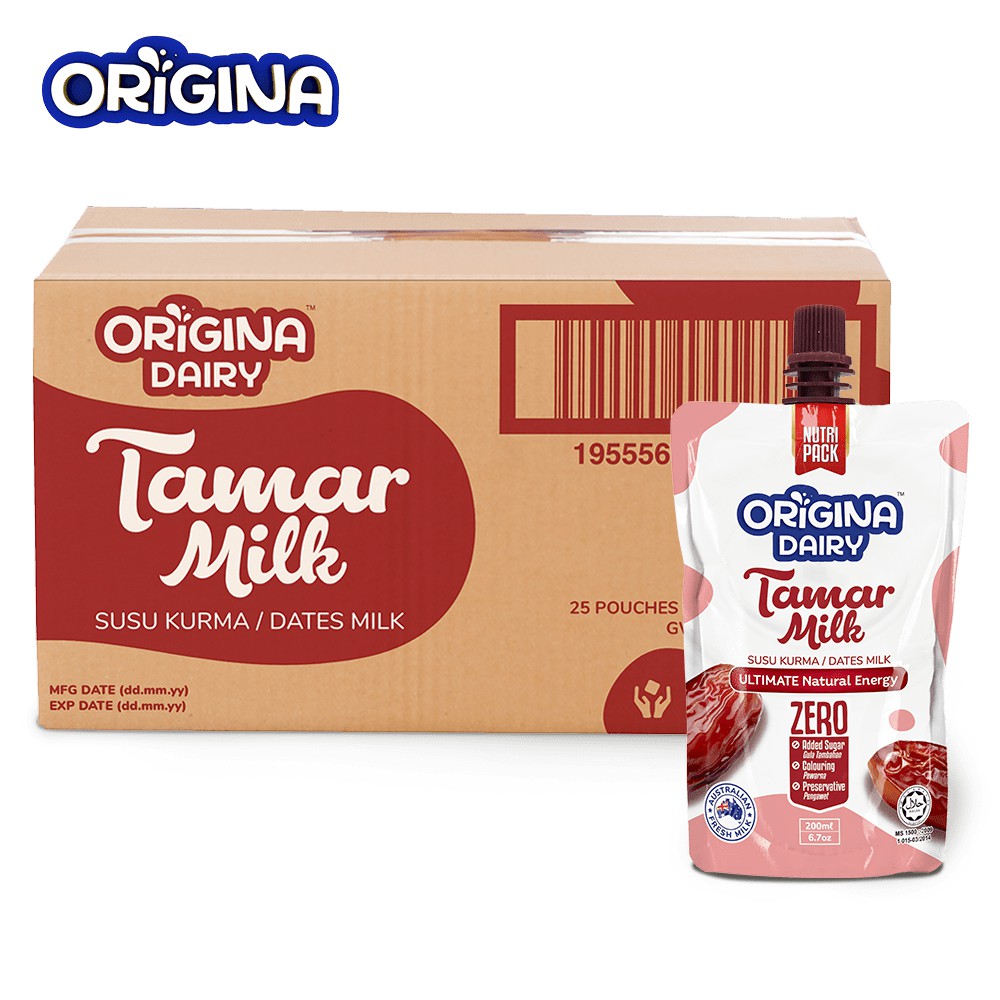ORIGINA Dairy Tamar Milk Per Carton (24 x 200ml) Shopee Malaysia