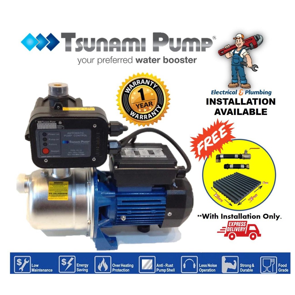 Tsunami BJZ100K Self Priming Jet Water Pump (1.0HP) Pam Air