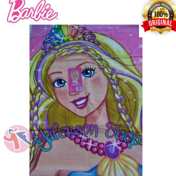 barbie bath towel