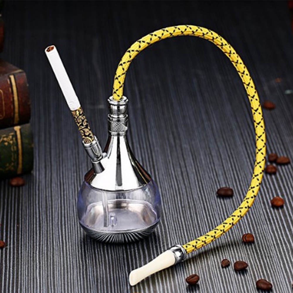 Mini Water Bong Herb Smoking Pipe Tobacco Smoke Hookah Shisha Nargila Tool Kits