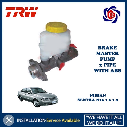 Nissan Sentra N16 1 6 1 8 Cefiro A33 Trw 2 Pipe Brake Master Pump With Abs Shopee Malaysia