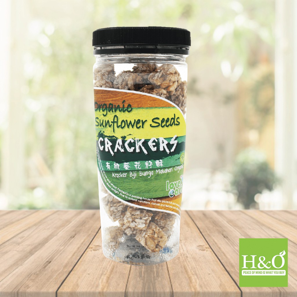 Love Earth] Organic Sunflower Seed Cracker 100g