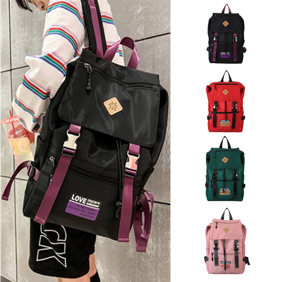 Huge Sale Cod New Available Two Color Design Of Women S Backpack Bag With Slant Zipper Center Design Lazada Ph