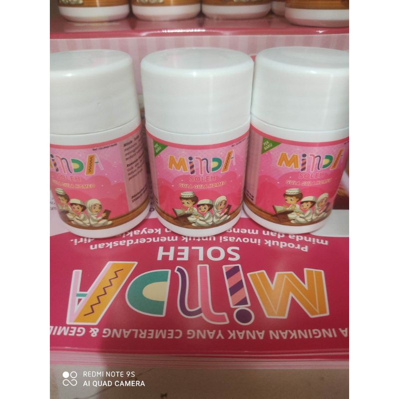 Minda Soleh Vitamin Tambahan IQ Booster60 BIJIkuntuk kanak.2Original DIRECT HQ