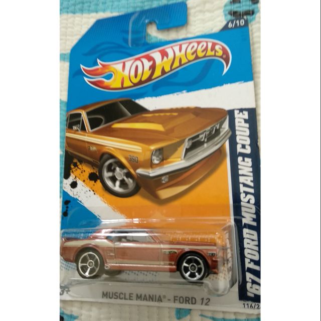 67 mustang coupe hot wheels