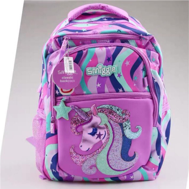 smiggle purple bag