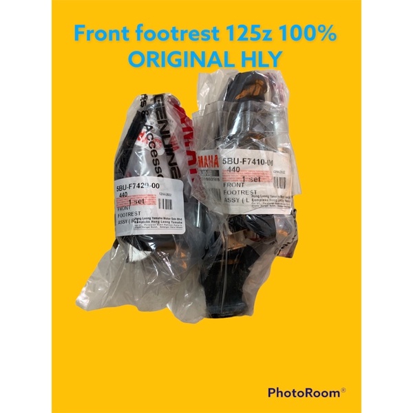 YAMAHA 125z FRONT FOOTREST PEMIJAK KAKI ORIGINAL 100 Shopee Malaysia