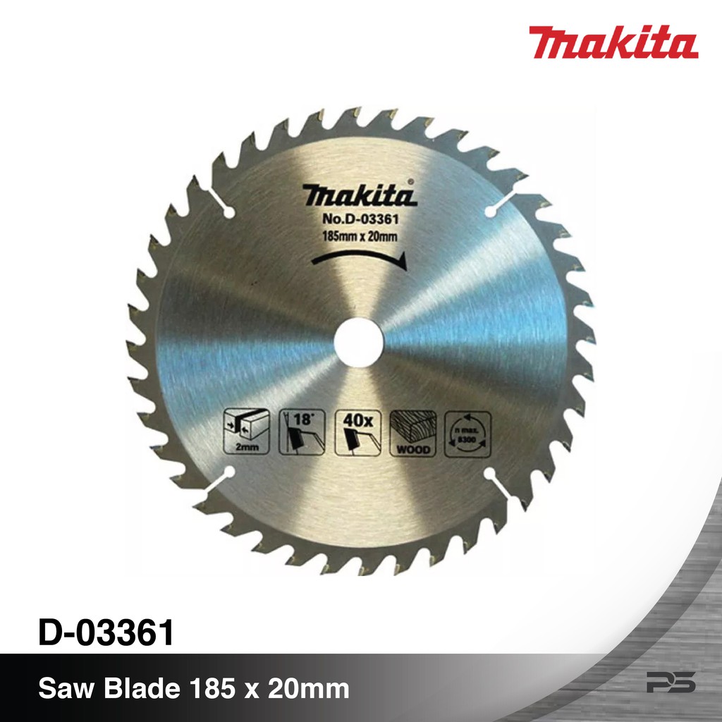 MAKITA D03361 SAW BLADE 185X20MM Shopee Malaysia
