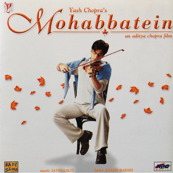 CD-R Hindi Songs - Mohabbatein (2000) Shah Rukh Khan, Bollywood Songs Not Movie