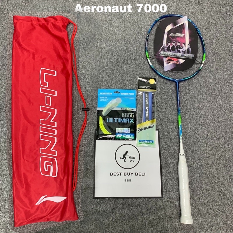 Li Ning Aeronaut 7000 Badminton Racket Premium Quality Ready Stock Shopee Malaysia 