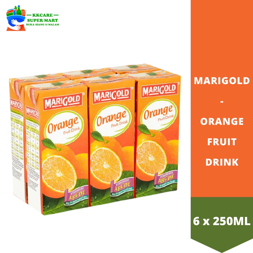 Marigold Orange Fruit Drink 6 X 250ml Shopee Malaysia 6648