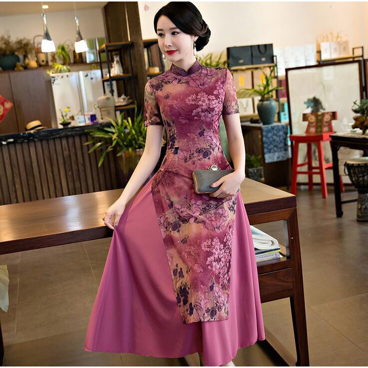 plus size qipao dress