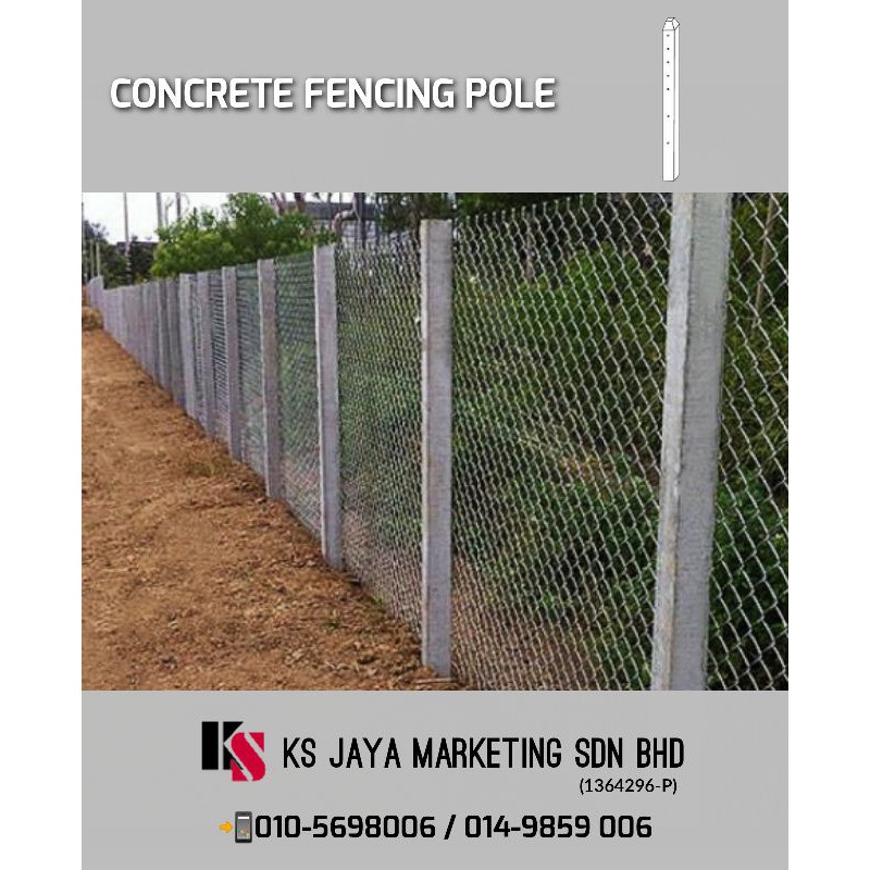 Tiang Pagar 3x3 Concrete Fencing Pole 3x3 Shopee Malaysia