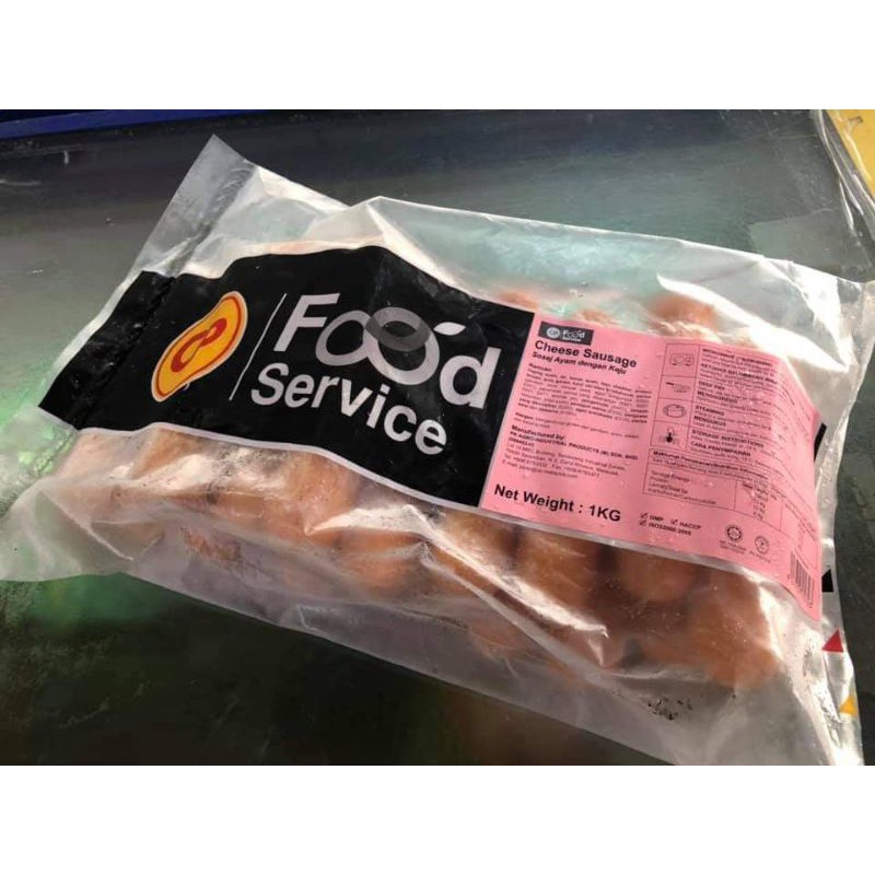 CP JUMBO CHEESE SAUSAGE 1kg around 20pcs ( HALAL ) IPOH FOOD Shopee